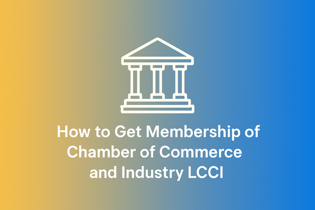 How To Get Membership Of Chamber Of Commerce And Industry Lcci
