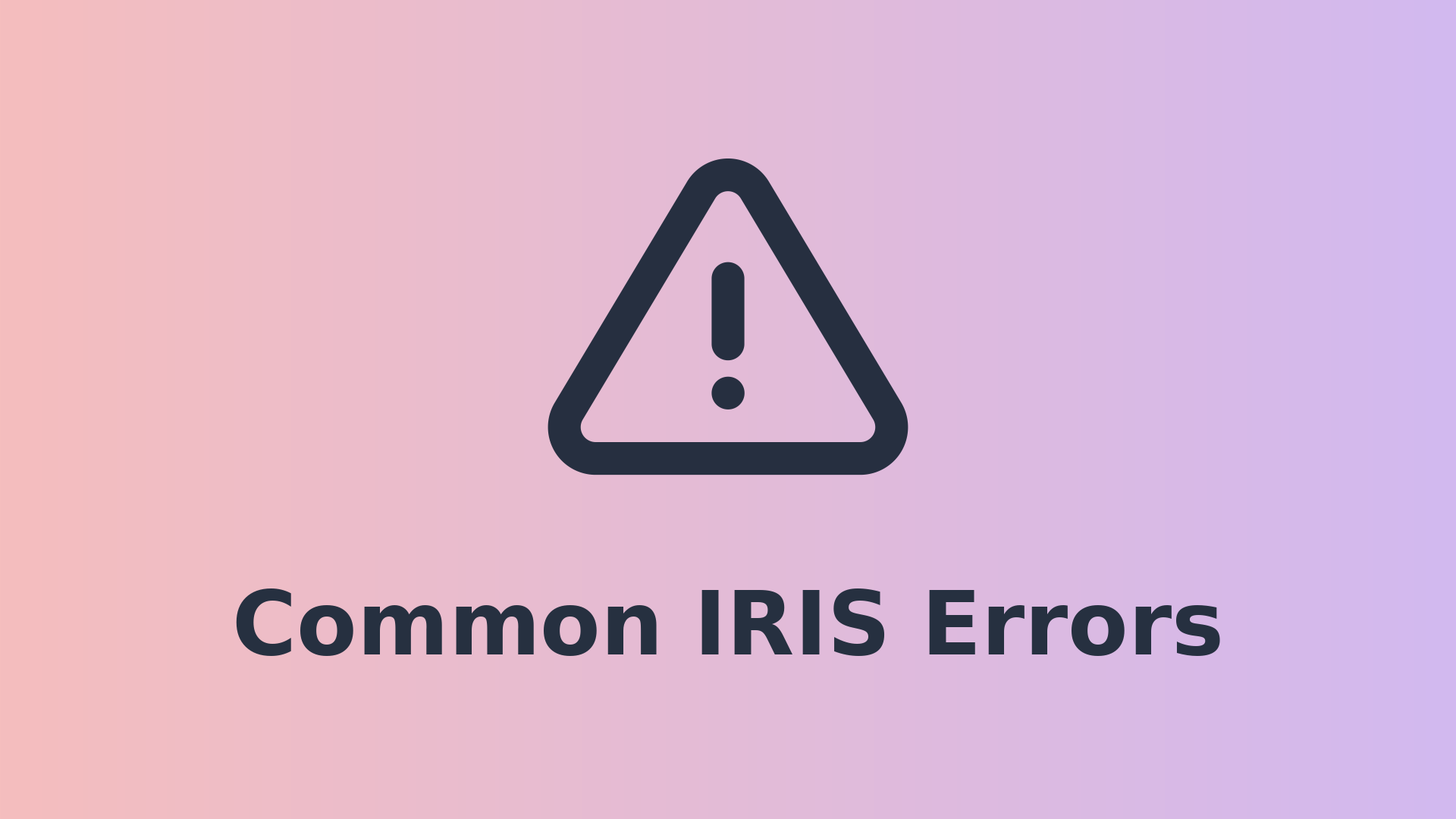 Common FBR IRIS Errors and How to Fix Them